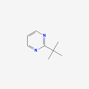 B1616116 Pyrimidine, 2-(1,1-dimethylethyl)- CAS No. 61319-99-1