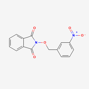 molecular formula C15H10N2O5 B1616127 Phthalimide, N-(m-nitrobenzyloxy)- CAS No. 30777-84-5