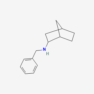 molecular formula C14H19N B1616132 2-(Benzylamino)norbornane CAS No. 35718-03-7