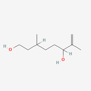 molecular formula C10H20O2 B1616136 3,7-二甲基辛-7-烯-1,6-二醇 CAS No. 22460-95-3