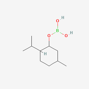 molecular formula C10H21BO3 B1616150 5-Methyl-2-(propan-2-yl)cyclohexyl dihydrogen borate CAS No. 53370-45-9