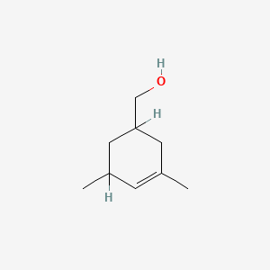 molecular formula C9H16O B1616160 3-Cyclohexene-1-methanol, 3,5-dimethyl- CAS No. 67634-16-6
