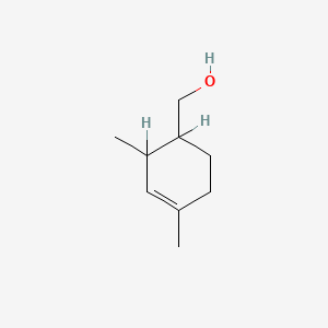 molecular formula C9H16O B1616161 3-Cyclohexene-1-methanol, 2,4-dimethyl- CAS No. 67634-17-7