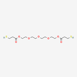 molecular formula C14H26O7S2 B1616181 Tetraethylene glycol bis(3-mercaptopropionate) CAS No. 68891-92-9
