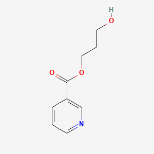 molecular formula C9H11NO3 B1616195 Nicotinic acid, 3-hydroxypropyl ester CAS No. 101952-65-2