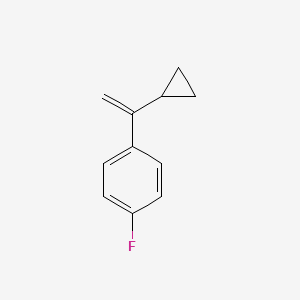 molecular formula C11H11F B1616196 1-(1-Cyclopropylvinyl)-4-fluorobenzene CAS No. 827-87-2