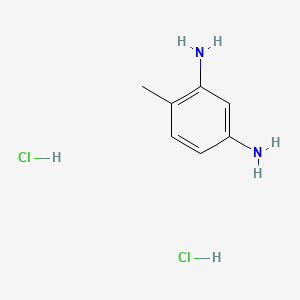 molecular formula C7H12Cl2N2 B1616198 2,4-Diaminotoluene dihydrochloride CAS No. 636-23-7