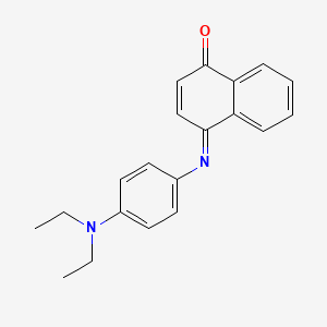 molecular formula C20H20N2O B1616208 4-((4-(Diethylamino)phenyl)imino)naphthalen-1(4H)-one CAS No. 2363-99-7