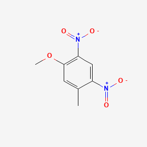 molecular formula C8H8N2O5 B1616221 5-Methyl-2,4-dinitroanisole CAS No. 3606-21-1