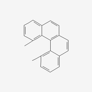 molecular formula C20H16 B1616225 苯并[c]菲，1,12-二甲基- CAS No. 4076-43-1