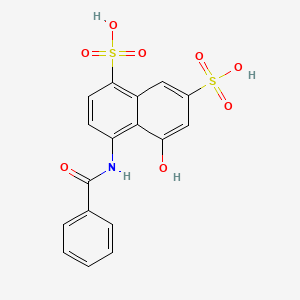 4-(Benzoylamino)-5-hydroxynaphthalene-1,7-disulphonic acid