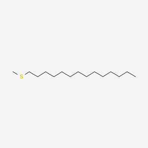 molecular formula C15H32S B1616242 Methyl tetradecyl sulphide CAS No. 7289-45-4