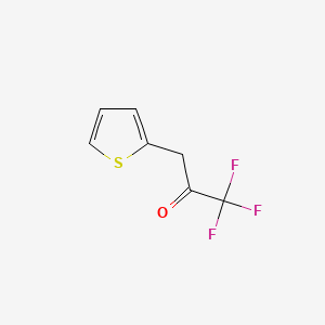 molecular formula C7H5F3OS B1616247 1,1,1-Trifluoro-3-(2-thienyl)acetone CAS No. 14529-33-0