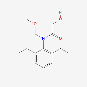 molecular formula C14H21NO3 B1616254 Hydroxyalachlor CAS No. 56681-55-1