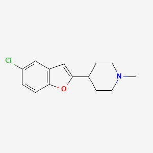 molecular formula C14H16ClNO B1616264 Sercloremine CAS No. 54403-19-9