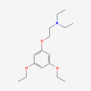molecular formula C16H27NO3 B1616274 Amifloverine CAS No. 54063-24-0
