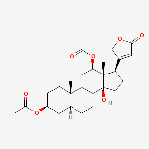 molecular formula C27H38O7 B1616304 Diacetyldigoxigenin CAS No. 6078-59-7