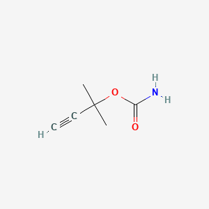 molecular formula C6H9NO2 B1616317 2-Methylbut-3-yn-2-yl carbamate CAS No. 33060-69-4