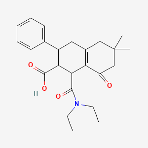 molecular formula C24H31NO4 B1616320 Fenaftic acid CAS No. 27736-80-7