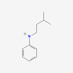 molecular formula C11H17N B1616330 Aniline, N-isopentyl- CAS No. 2051-84-5