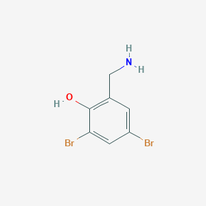 2-(Aminomethyl)-4,6-dibromophenol