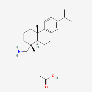 molecular formula C22H35NO2 B1616334 Dehydroabietylamine acetate CAS No. 2026-24-6
