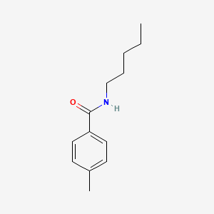molecular formula C13H19NO B1616337 4-Methyl-n-pentylbenzamide CAS No. 5436-66-8