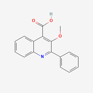 3-Methoxy-2-phenylquinoline-4-carboxylic acid