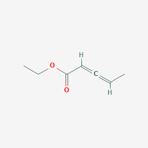 molecular formula C7H10O2 B1616378 Ethyl 2,3-pentadienoate CAS No. 74268-51-2