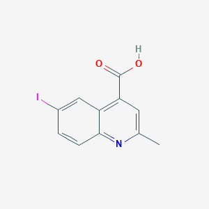 molecular formula C11H8INO2 B1616383 6-Iodo-2-methylquinoline-4-carboxylic acid CAS No. 433244-12-3