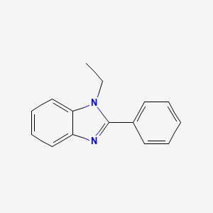 molecular formula C15H14N2 B1616384 1-Ethyl-2-phenylbenzimidazole CAS No. 6528-75-2