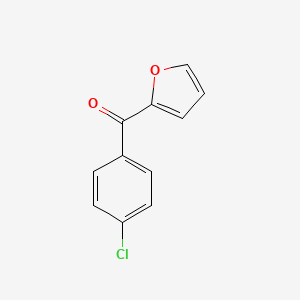 molecular formula C11H7ClO2 B1616385 (4-Chlorophenyl)(2-furyl)methanone CAS No. 13365-63-4