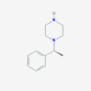 molecular formula C12H18N2 B1616386 1-[(1R)-Phenylethyl]piperazine CAS No. 773848-51-4