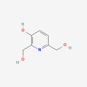 molecular formula C7H9NO3 B1616388 3-Hydroxypyridine-2,6-dimethanol CAS No. 38029-16-2