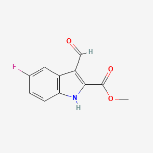 methyl 5-fluoro-3-formyl-1H-indole-2-carboxylate