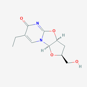 B161640 2,2'-Anhydro-3'-deoxy-5-ethyluridine CAS No. 133177-88-5