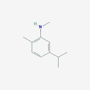 molecular formula C11H17N B1616400 5-Isopropyl-n,2-dimethylaniline CAS No. 6950-94-3