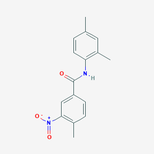 molecular formula C16H16N2O3 B1616403 2',4'-Dimethyl-3-Nitro-4-Toluanilide CAS No. 6967-11-9
