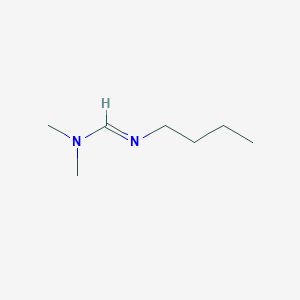 molecular formula C7H16N2 B1616411 N,N-Dimethyl-N'-butyl-formamidine CAS No. 3717-82-6