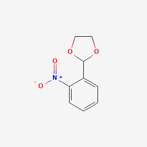 molecular formula C9H9NO4 B1616420 2-(2-硝基苯基)-1,3-二氧戊环 CAS No. 48140-35-8