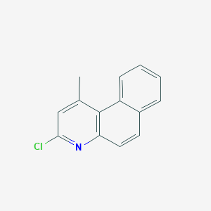 molecular formula C14H10ClN B1616422 3-Chloro-1-methylbenzo[f]quinoline CAS No. 61773-05-5