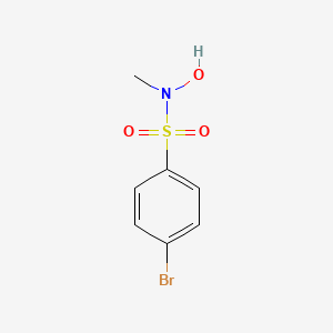 molecular formula C7H8BrNO3S B1616436 Benzenesulfonamide, p-bromo-N-hydroxy-N-methyl- CAS No. 3665-11-0