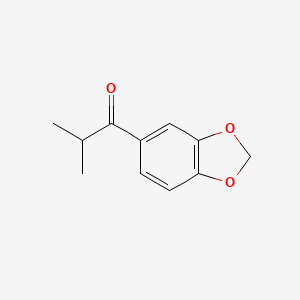 molecular formula C11H12O3 B1616476 Isobutyrophenone, 3',4'-(methylenedioxy)- CAS No. 67292-69-7