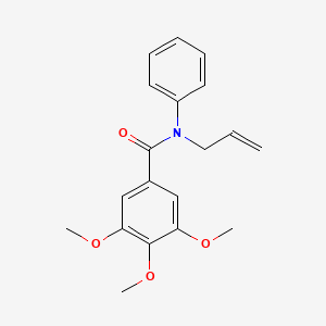 molecular formula C19H21NO4 B1616480 N-Allyl-N-phenyl-3,4,5-trimethoxybenzamide CAS No. 73664-70-7