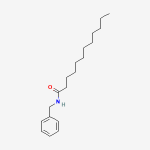 molecular formula C19H31NO B1616481 N-Benzyldodecanamide CAS No. 78172-96-0
