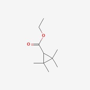 molecular formula C10H18O2 B1616496 Ethyl 2,2,3,3-tetramethylcyclopropane-carboxylate CAS No. 771-10-8