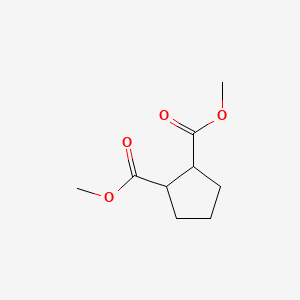 molecular formula C9H14O4 B1616514 1,2-Cyclopentanedicarboxylic acid, dimethyl ester CAS No. 68252-17-5
