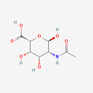 molecular formula C8H13NO7 B1616516 N-乙酰神经氨醛酸 CAS No. 90319-06-5