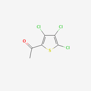 molecular formula C6H3Cl3OS B1616519 1-(3,4,5-Trichlorothiophen-2-yl)ethan-1-one CAS No. 65434-11-9