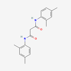 molecular formula C19H22N2O2 B1616520 N,N'-双(2,4-二甲基苯基)丙二酰胺 CAS No. 58271-37-7